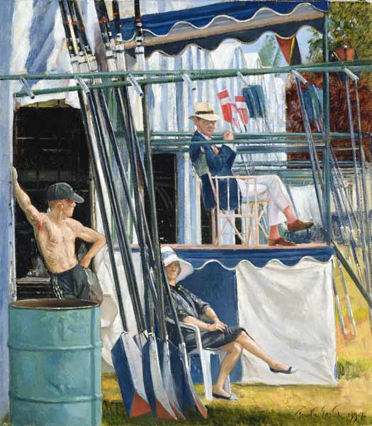 The Crows Nest, Henley, 1995-96 (oil on canvas)  van Timothy  Easton