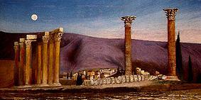 Die Ruine des Zeus-Tempels in Athen van Tivadar Csontváry-Kosztka