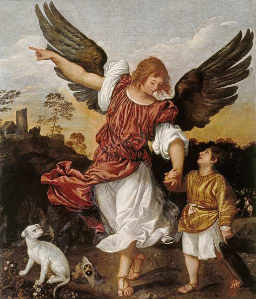 Tobias and the Angel van Tizian (eigentl. Tiziano Vercellio)