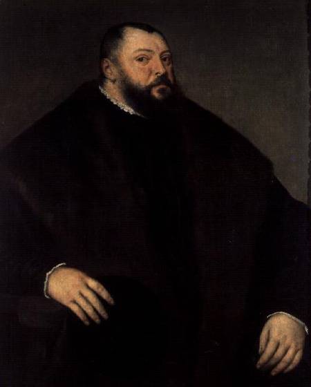 Elector Johann Freidrich ven Sachsen (1503-54) van Tizian (eigentl. Tiziano Vercellio)