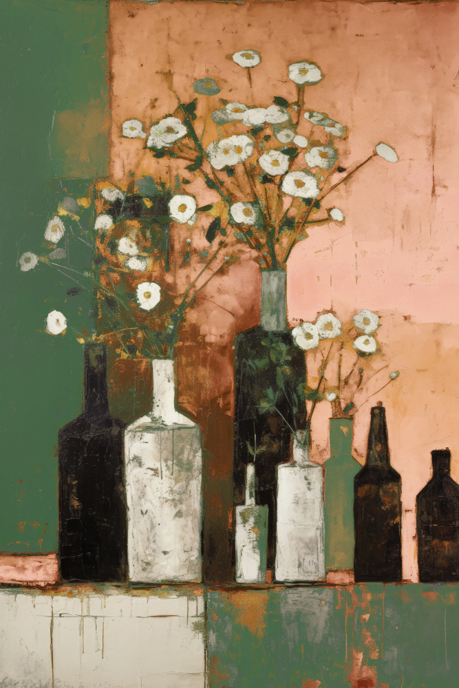 Bottles And Flowers van Treechild