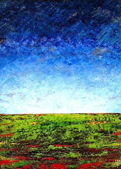 Horizon I, 2001 (oil on board)  van Trevor  Neal