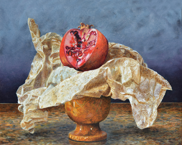 Pomegranate Still Life van Trevor  Neal
