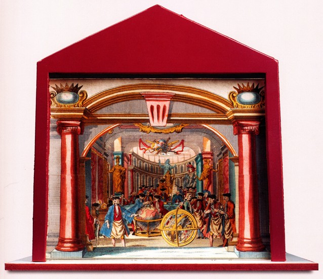 Diorama: Masonic Germany (The Temple of Masonic Treasures) van Unbekannter Künstler