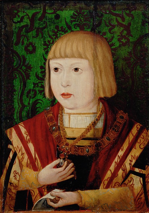 Emperor Ferdinand I (1503-1564) at the age of ten or twelve years van Unbekannter Künstler