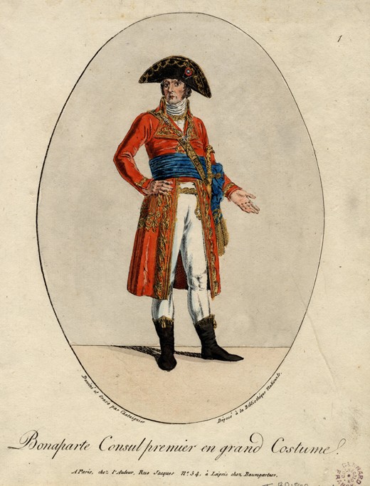 Napoleon Bonaparte as First Consul of France van Unbekannter Künstler