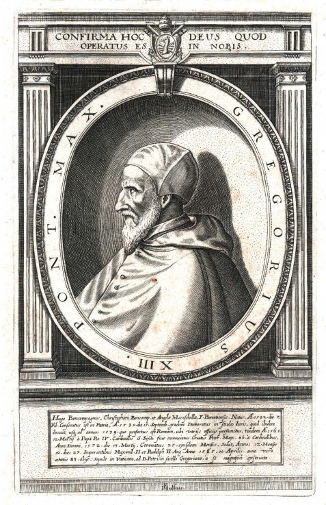Pope Gregory XIII van Unbekannter Künstler