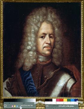 Portrait of Alexander Danilovich Menshikov, Generalissimo, Prince of the Holy Roman Empire and Duke 