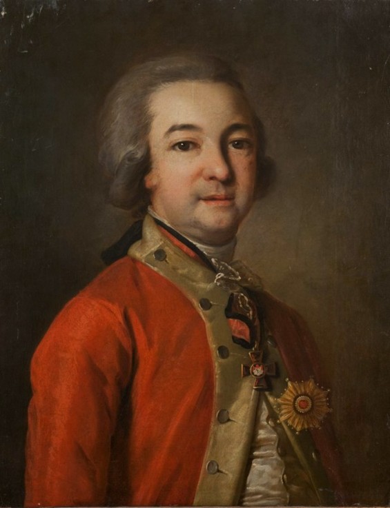 Portrait of Alexander Khrapovitsky (1749-1801), Senator and author van Unbekannter Künstler