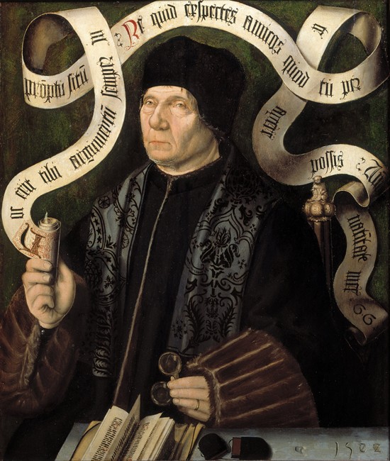 Portrait of Jacob van Driebergen (1436-1509) van Unbekannter Künstler