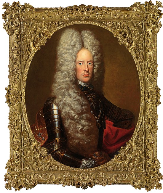 Portrait of Emperor Joseph I (1678-1711) van Unbekannter Künstler