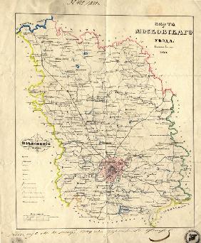 Map of the Moscow Governorate