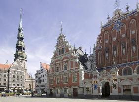 Schwarzhaeupterhaus in Riga, Lettland