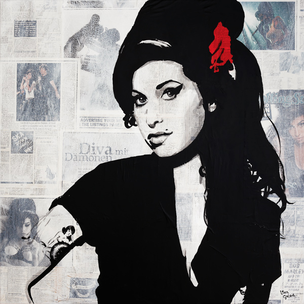 Amy Winehouse van Pavel van Golod