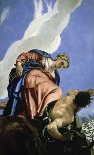 Veronese / Nemesis  Triumph / c.1555 van Veronese, Paolo (eigentl. Paolo Caliari)