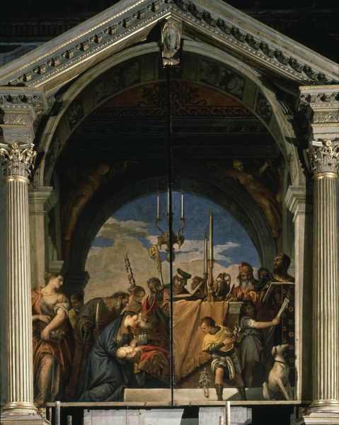 Presentation in the Temple / Veronese van Veronese, Paolo (eigentl. Paolo Caliari)