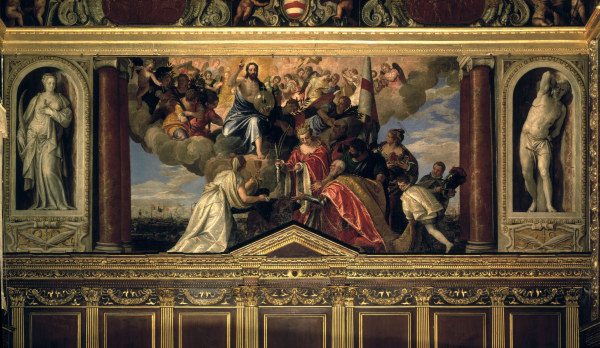 P.Veronese, Allegory, Battle of Lepanto van Veronese, Paolo (eigentl. Paolo Caliari)