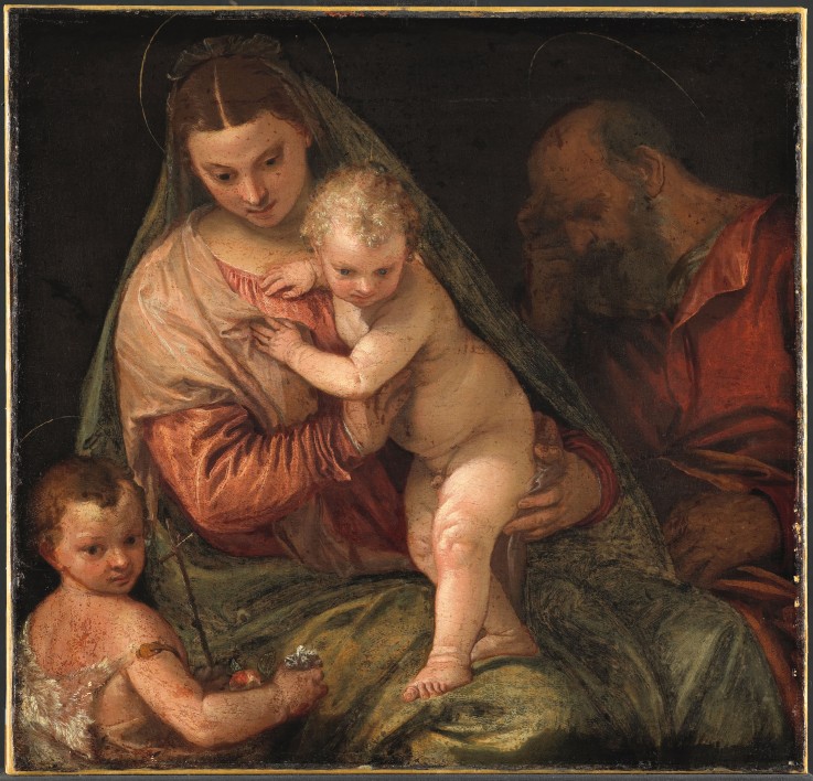 The Holy Family with John the Baptist as a Boy van Veronese, Paolo (eigentl. Paolo Caliari)