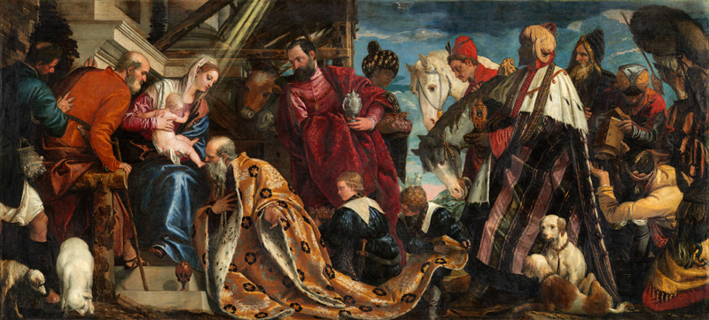 Adoration of the Magi van Veronese, Paolo (eigentl. Paolo Caliari)