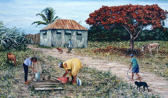 Wash Day (oil on canvas)  van Victor  Collector