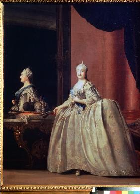 Empress Catherine II before the mirror