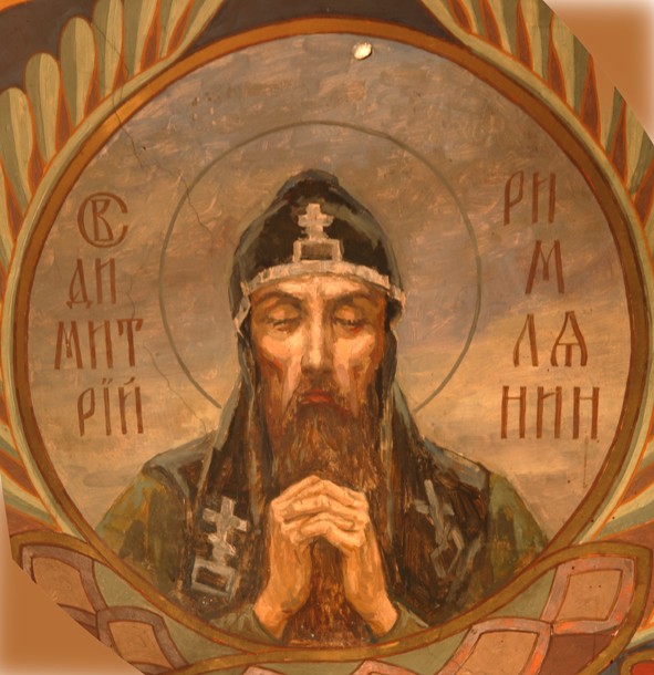 Saint Demetrius of Alexandria van Viktor Michailowitsch Wasnezow
