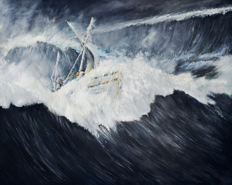 The Gigantic Wave (2) van Vincent Alexander Booth