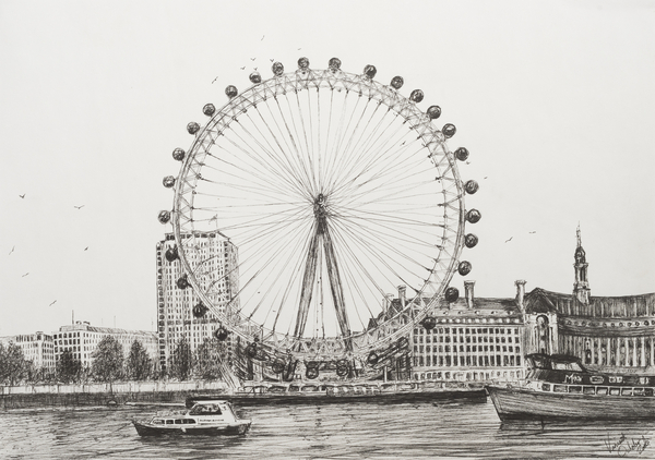 The London Eye van Vincent Alexander Booth