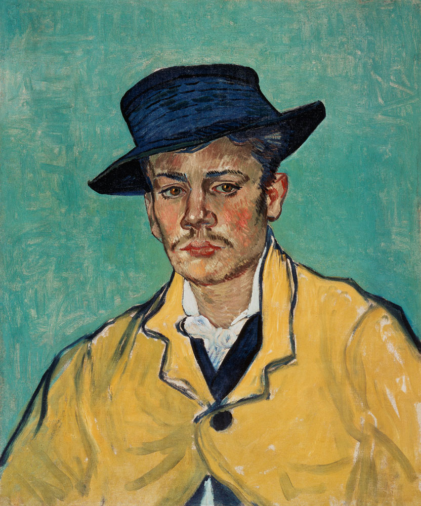 Portret  Amand Roulin op 17 jarige leeftijd van Vincent van Gogh