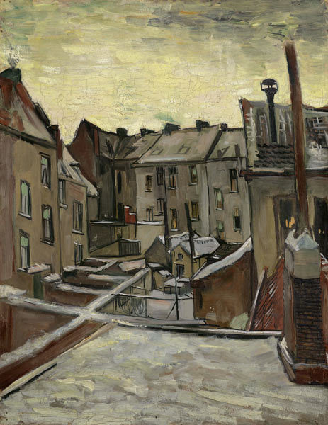 Houses seen from the back van Vincent van Gogh
