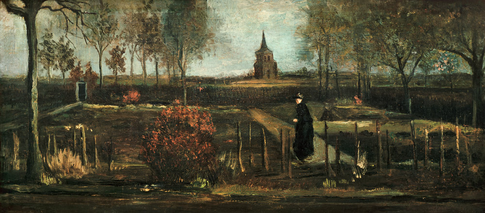 v.Gogh / Parish garden / 1884 van Vincent van Gogh