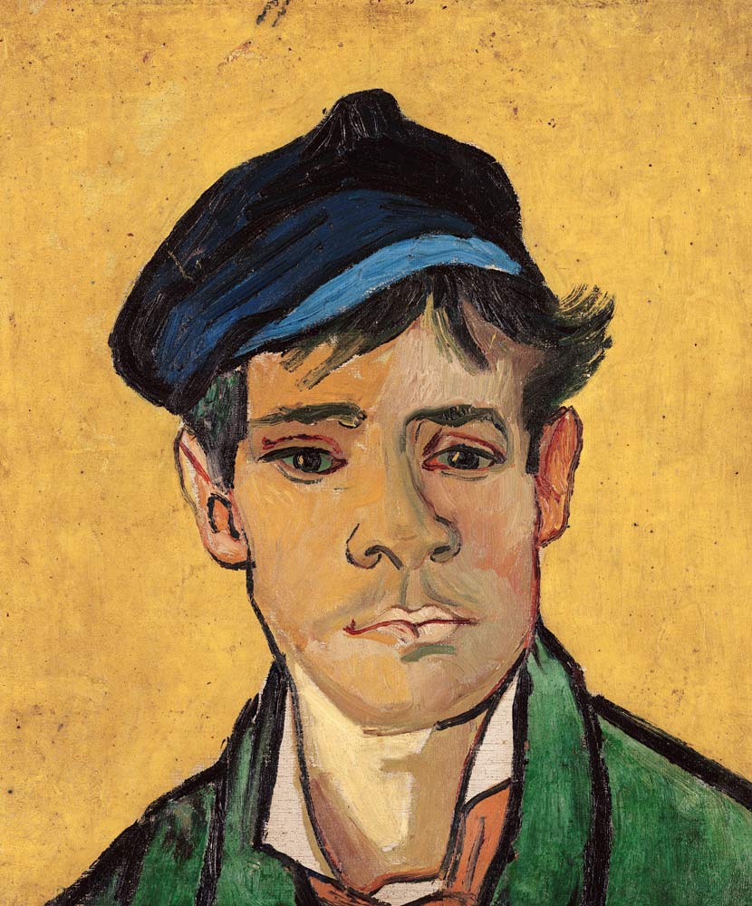 Young Man with a Hat van Vincent van Gogh