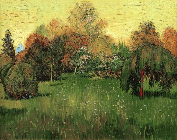 Lichtung in einem Park van Vincent van Gogh