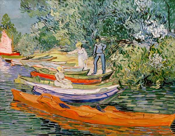Am Ufer der Oise in Auvers van Vincent van Gogh