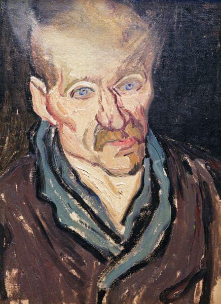 van Gogh / Portrait of a patient / 1889 van Vincent van Gogh