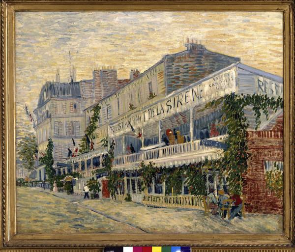 Van Gogh / Restaurant de la Sirène /1887 van Vincent van Gogh