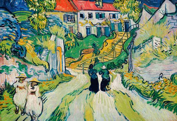 weg en trap auvers Vincent van Gogh van Vincent van Gogh
