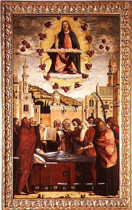 Death of the Virgin (altarpiece) van Vittore Carpaccio