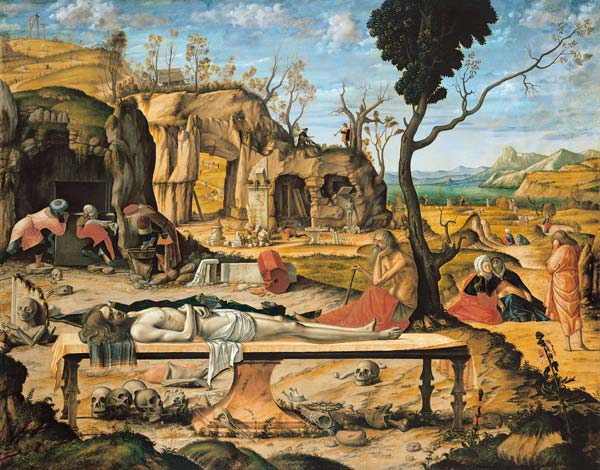 The Entombment of Christ van Vittore Carpaccio