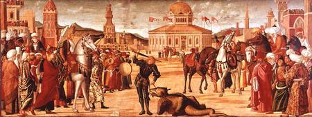 The Triumph of St. George van Vittore Carpaccio