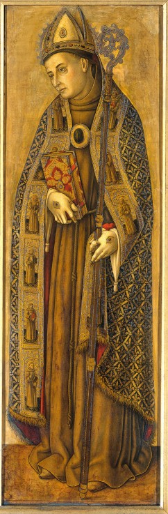 Saint Louis IX of France van Vittore Crivelli