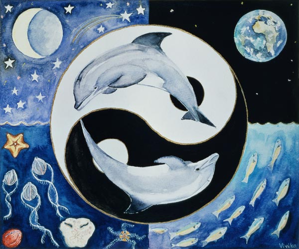 Dolphins (month of May from a calendar)  van Vivika  Alexander