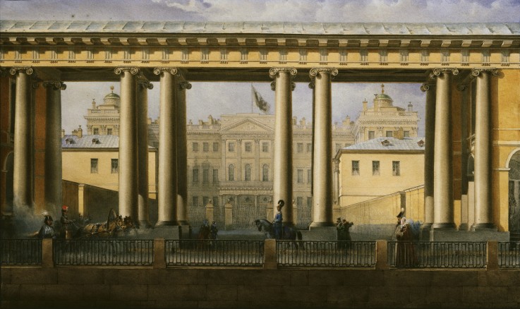 The Anichkov Palace in Saint Petersburg van Wassili Sadownikow