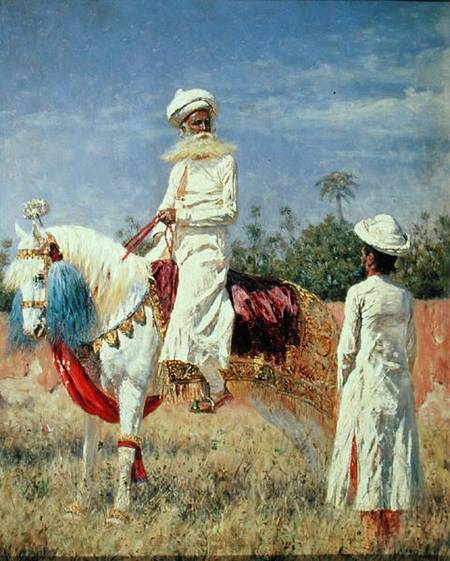 A Horseman in Jaipur van Wassili Werestschagin