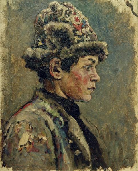 V.I.Surikov, Study of the Head of a Boy van Wassilij Iwanowitsch Surikow