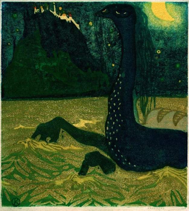 Moonlit Night van Wassily Kandinsky