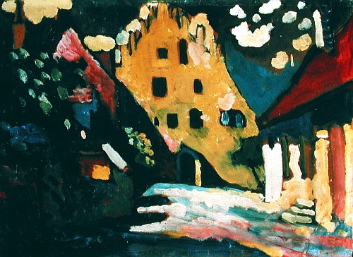 Castle Yard van Wassily Kandinsky