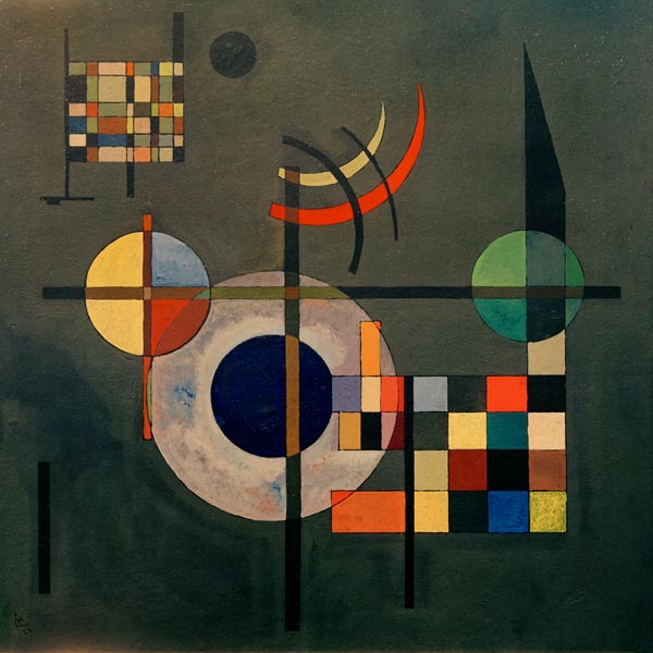 Counterweights, 1926 van Wassily Kandinsky