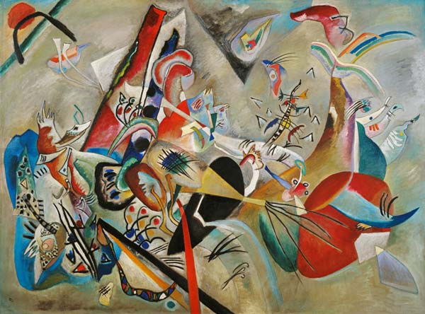 Im Grau. van Wassily Kandinsky
