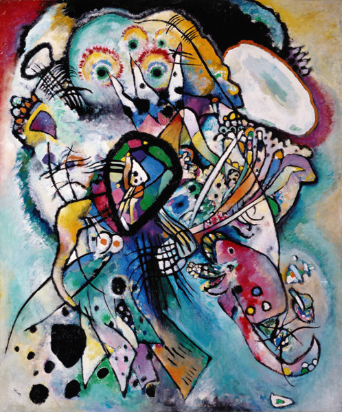 Two Ovals (Composition 21) van Wassily Kandinsky